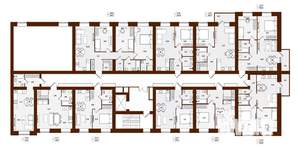 1-к квартира, строящийся дом, 39м2, 2/14 этаж