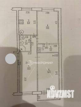 3-к квартира, вторичка, 60м2, 2/5 этаж