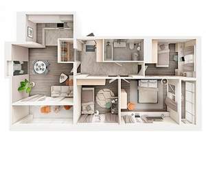 3-к квартира, вторичка, 91м2, 16/19 этаж