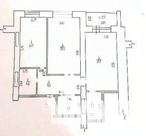 2-к квартира, вторичка, 78м2, 9/10 этаж