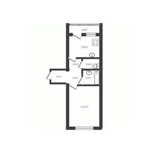 1-к квартира, вторичка, 38м2, 9/10 этаж