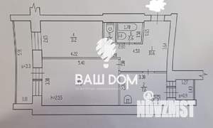 2-к квартира, вторичка, 51м2, 3/5 этаж