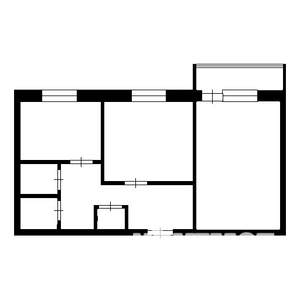 2-к квартира, вторичка, 55м2, 7/9 этаж