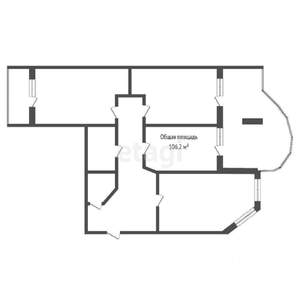 3-к квартира, вторичка, 106м2, 1/6 этаж