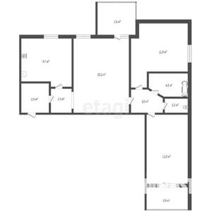 3-к квартира, вторичка, 68м2, 8/9 этаж