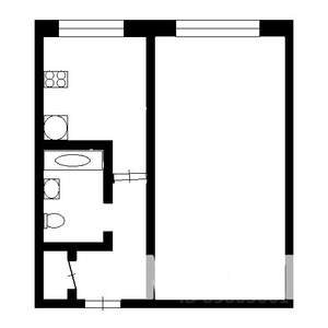 1-к квартира, вторичка, 31м2, 4/4 этаж