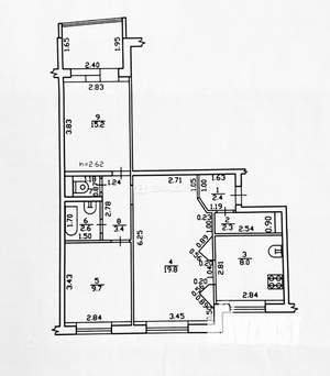 3-к квартира, вторичка, 64м2, 7/10 этаж