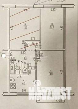 3-к квартира, вторичка, 58м2, 2/5 этаж