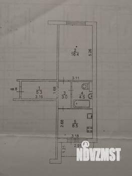 1-к квартира, вторичка, 38м2, 2/10 этаж