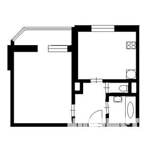 1-к квартира, вторичка, 33м2, 6/9 этаж