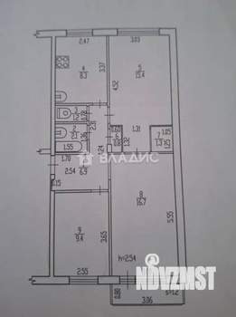 3-к квартира, вторичка, 62м2, 1/5 этаж
