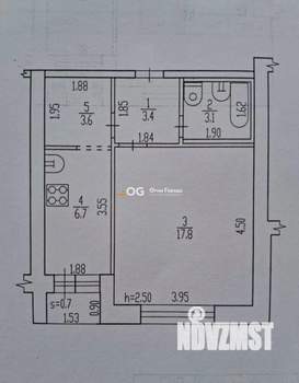 1-к квартира, вторичка, 35м2, 9/9 этаж