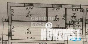 3-к квартира, вторичка, 50м2, 3/5 этаж
