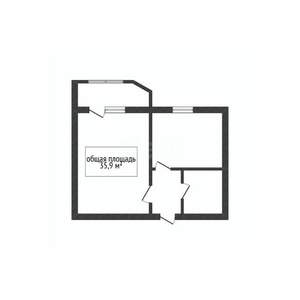 1-к квартира, вторичка, 36м2, 10/17 этаж