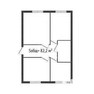 3-к квартира, вторичка, 82м2, 2/3 этаж