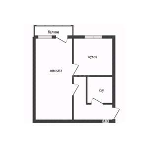 1-к квартира, вторичка, 31м2, 3/4 этаж