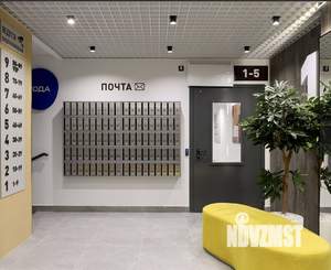 1-к квартира, сданный дом, 39м2, 9/9 этаж