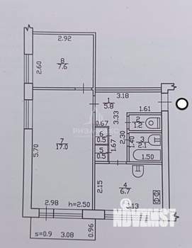 2-к квартира, вторичка, 41м2, 2/5 этаж