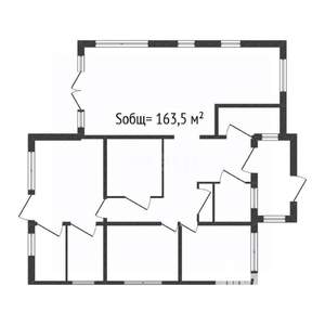 5-к квартира, вторичка, 164м2, 3/6 этаж