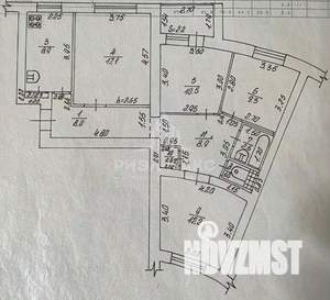 3-к квартира, вторичка, 82м2, 2/10 этаж