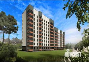 2-к квартира, строящийся дом, 74м2, 2/9 этаж