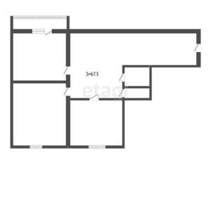 2-к квартира, вторичка, 67м2, 11/14 этаж
