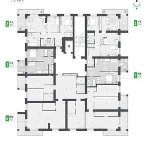 3-к квартира, вторичка, 82м2, 8/9 этаж
