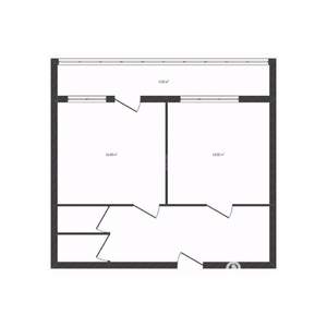 1-к квартира, вторичка, 51м2, 1/10 этаж