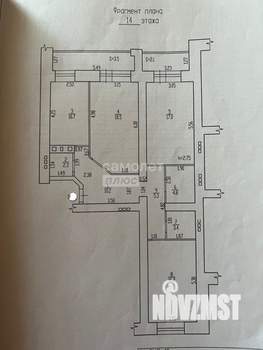 3-к квартира, вторичка, 88м2, 14/14 этаж