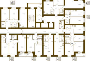 3-к квартира, вторичка, 73м2, 14/16 этаж