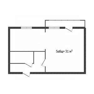 1-к квартира, вторичка, 31м2, 3/5 этаж