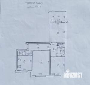 3-к квартира, вторичка, 64м2, 4/9 этаж
