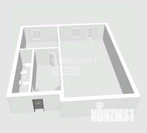 1-к квартира, вторичка, 32м2, 5/10 этаж