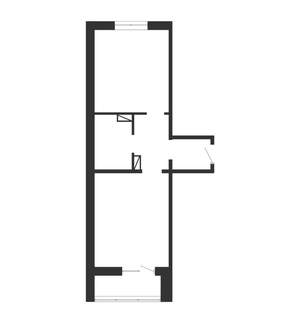 1-к квартира, вторичка, 40м2, 2/10 этаж