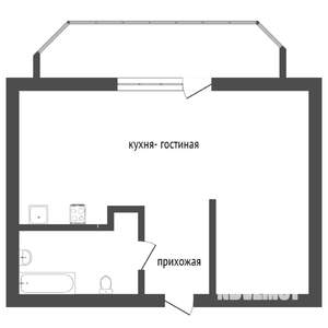 1-к квартира, вторичка, 44м2, 7/16 этаж