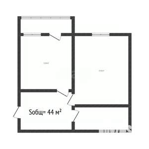 1-к квартира, вторичка, 42м2, 7/10 этаж