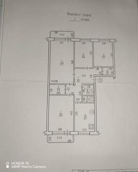 4-к квартира, вторичка, 73м2, 1/5 этаж