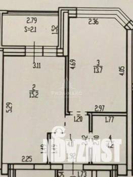 1-к квартира, вторичка, 37м2, 11/17 этаж