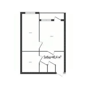 2-к квартира, вторичка, 41м2, 5/5 этаж