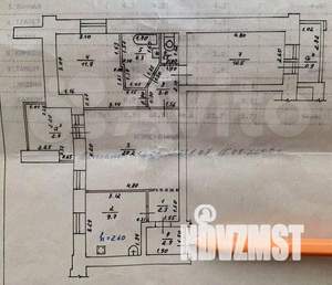 3-к квартира, вторичка, 72м2, 8/9 этаж