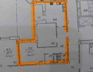 2-к квартира, вторичка, 65м2, 3/18 этаж