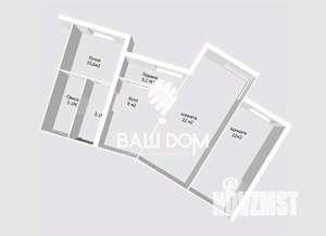 3-к квартира, вторичка, 84м2, 4/9 этаж