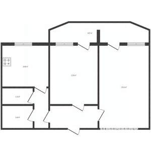 2-к квартира, вторичка, 56м2, 3/10 этаж