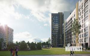 2-к квартира, строящийся дом, 66м2, 6/9 этаж