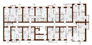 2-к квартира, строящийся дом, 58м2, 5/14 этаж