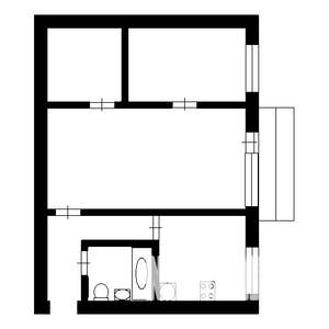 2-к квартира, вторичка, 45м2, 3/5 этаж