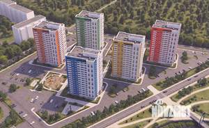 2-к квартира, строящийся дом, 64м2, 2/16 этаж