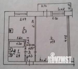 1-к квартира, вторичка, 23м2, 2/5 этаж