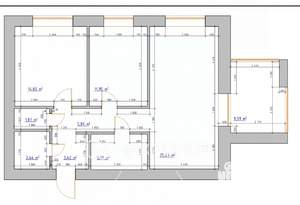 2-к квартира, вторичка, 72м2, 2/9 этаж