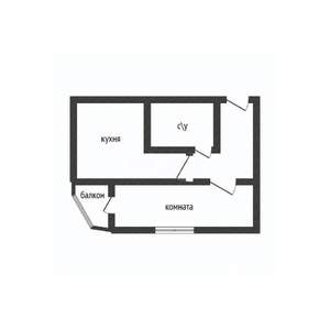 1-к квартира, вторичка, 56м2, 12/17 этаж